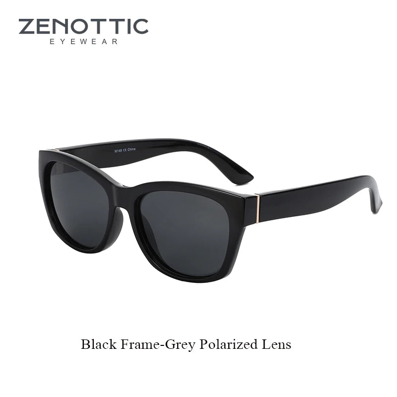 ZENOTTIC Cat Eye Polarized Sunglasses - Women's Vintage Square UV Protection Shades