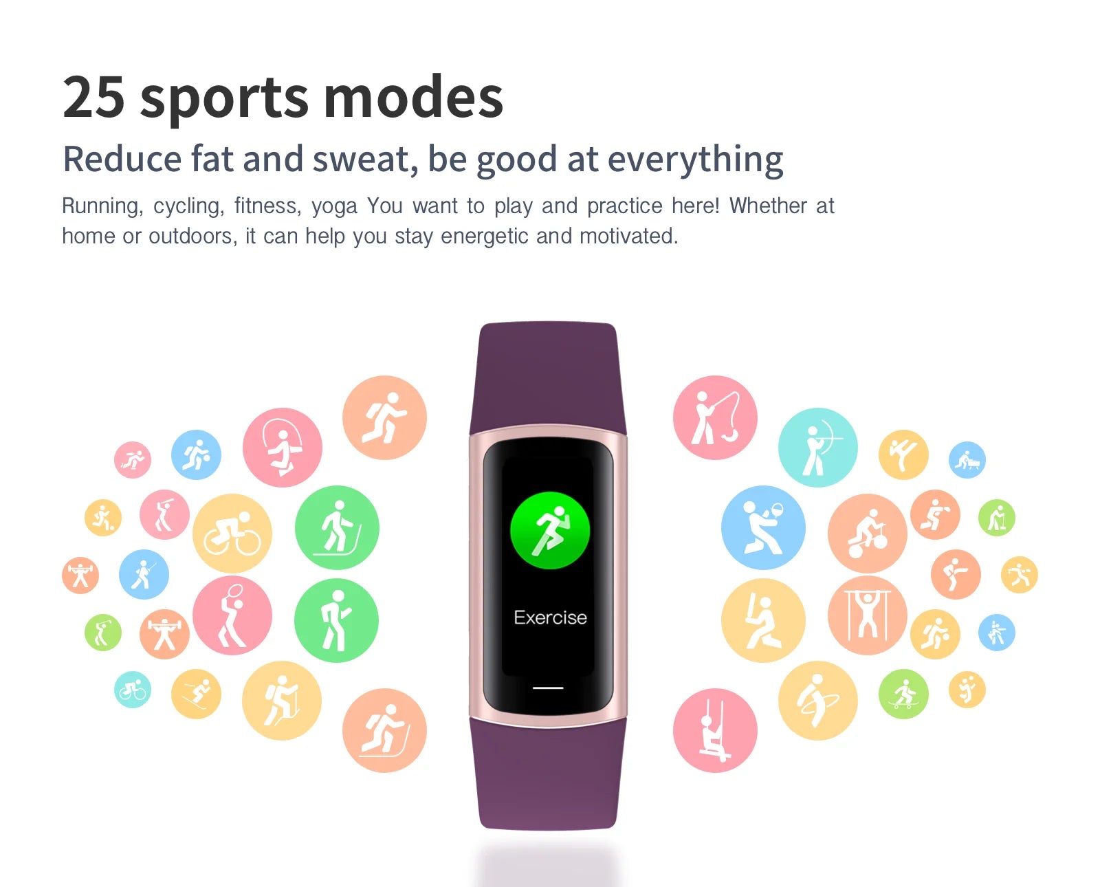 LIGE Fashion Smartwatch Temperature Blood Heart Oxygen Monitoring Bracelet