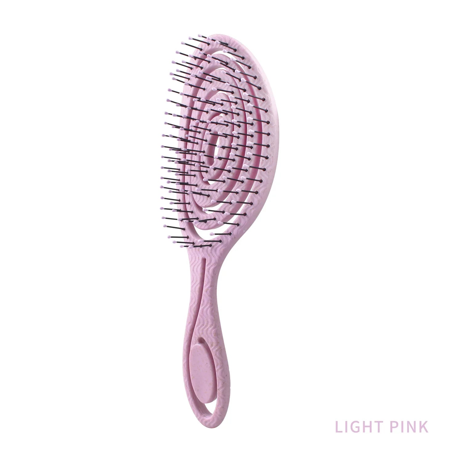 Wet & Dry Hair Detangling Brush - Massage Comb with Nylon Bristles for Curly Hair