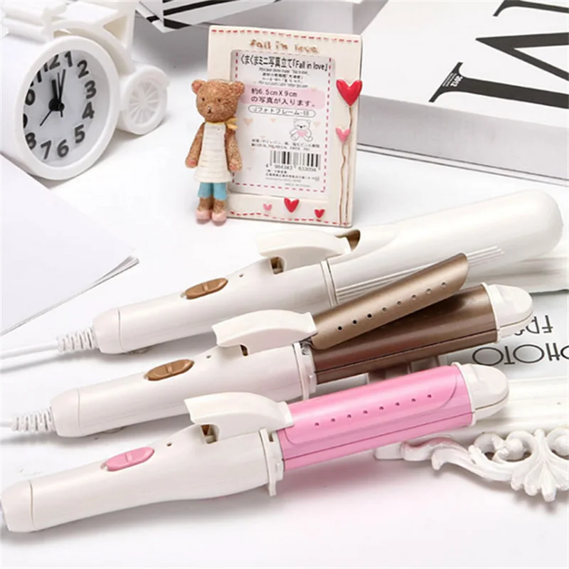 3-in-1 Ceramic Hair Curling Iron - Multifunction Curler, Straightener & Heated Roller Styling Tool