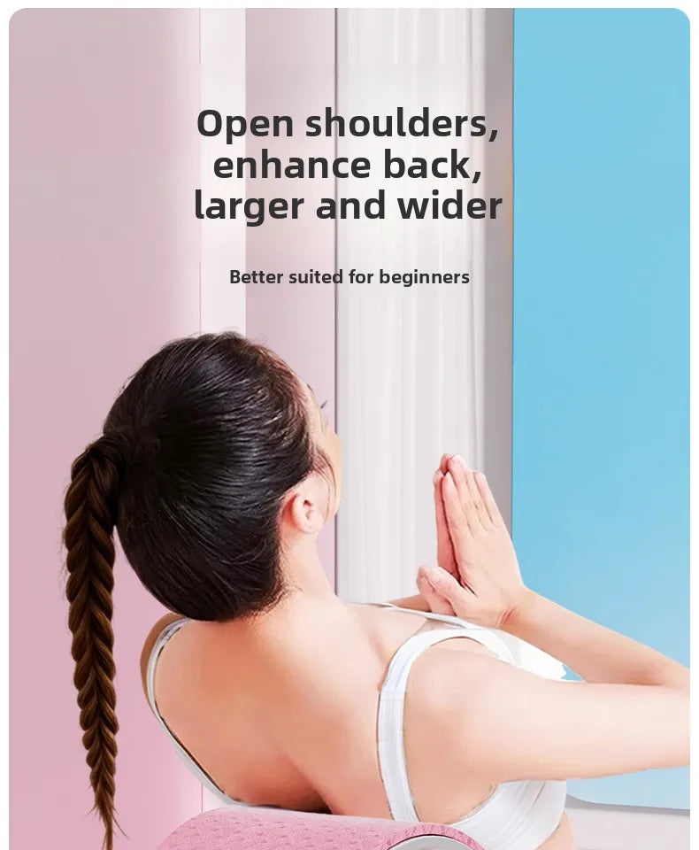 Extra Wide Yoga Wheel - Professional Pilates Stretching & Spine Opening Equipment