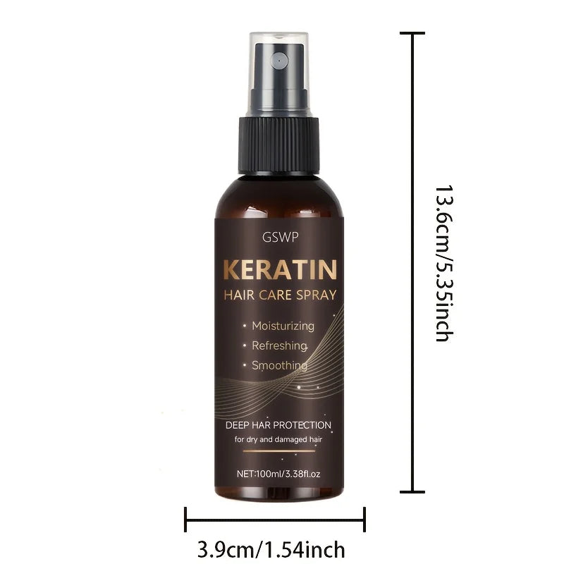 GSWP Keratin Hair Spray with Castor Oil & Argan Oil - Lightweight Moisture Treatment