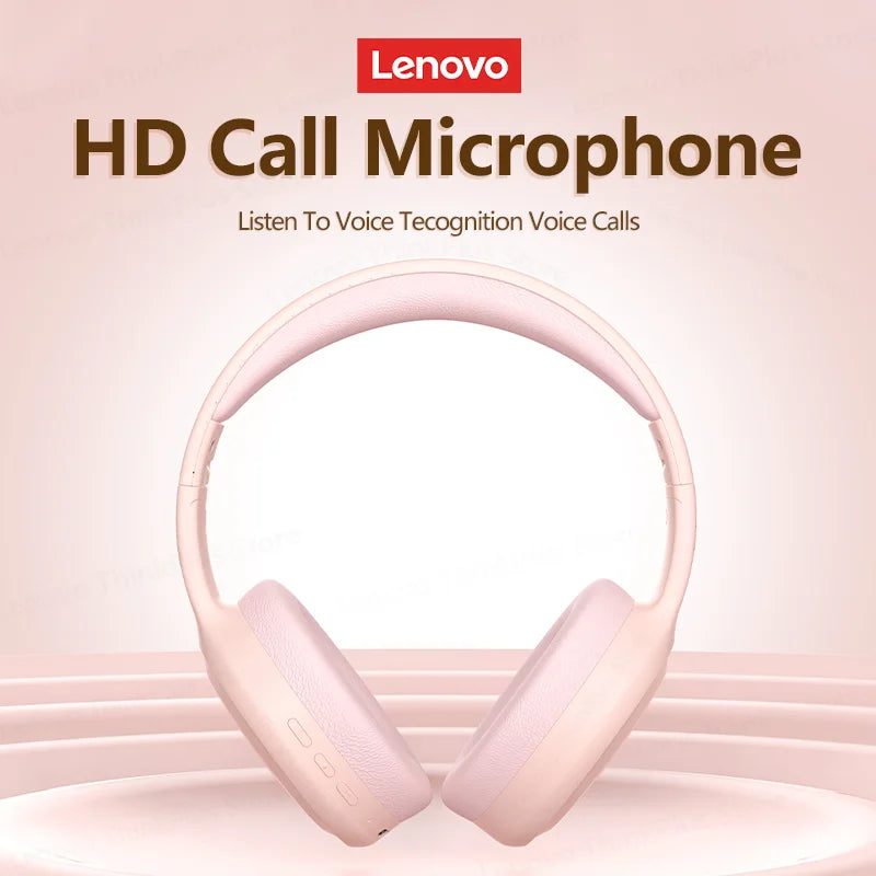 Pink wireless over-ear headphones with soft cushioned ear pads and headband