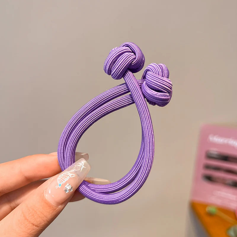 Simplicity Stretch Rubber Hair Ties - High Elasticity Fashion Scrunchies for Women