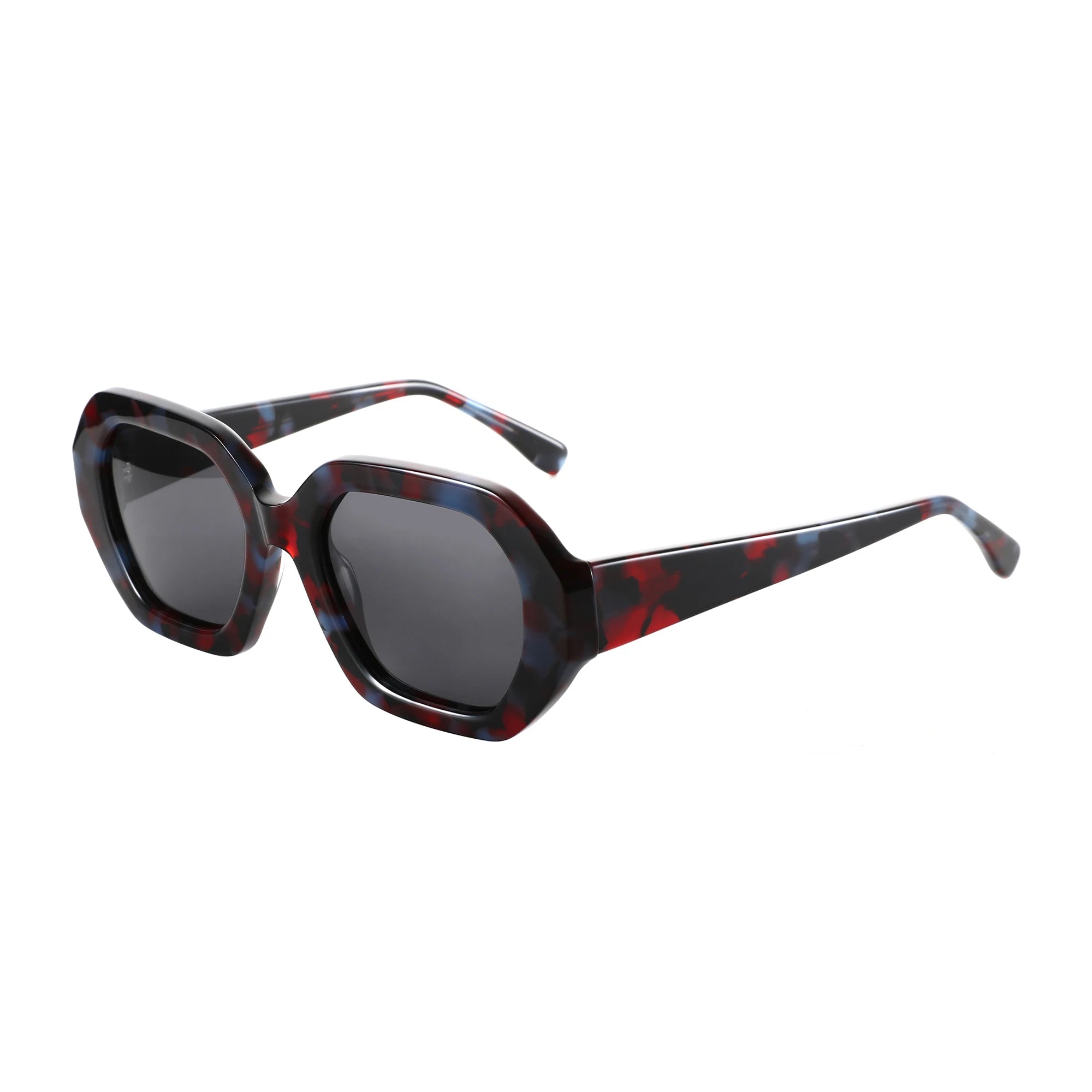 ZENOTTIC Retro Designer Hexagon Sunglasses