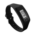 LED Pedometer Bracelet - Step Counter Watch with Calorie Tracker & 12/24H Display
