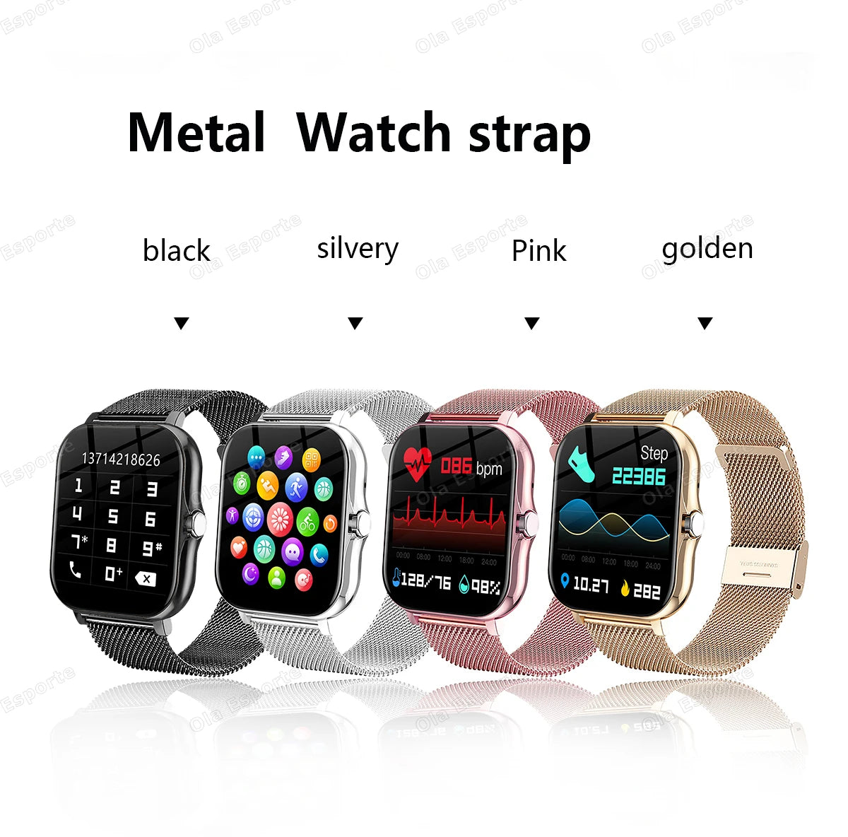 Smart Watch 2.01" HD Display with Bluetooth Calling & Custom Dials