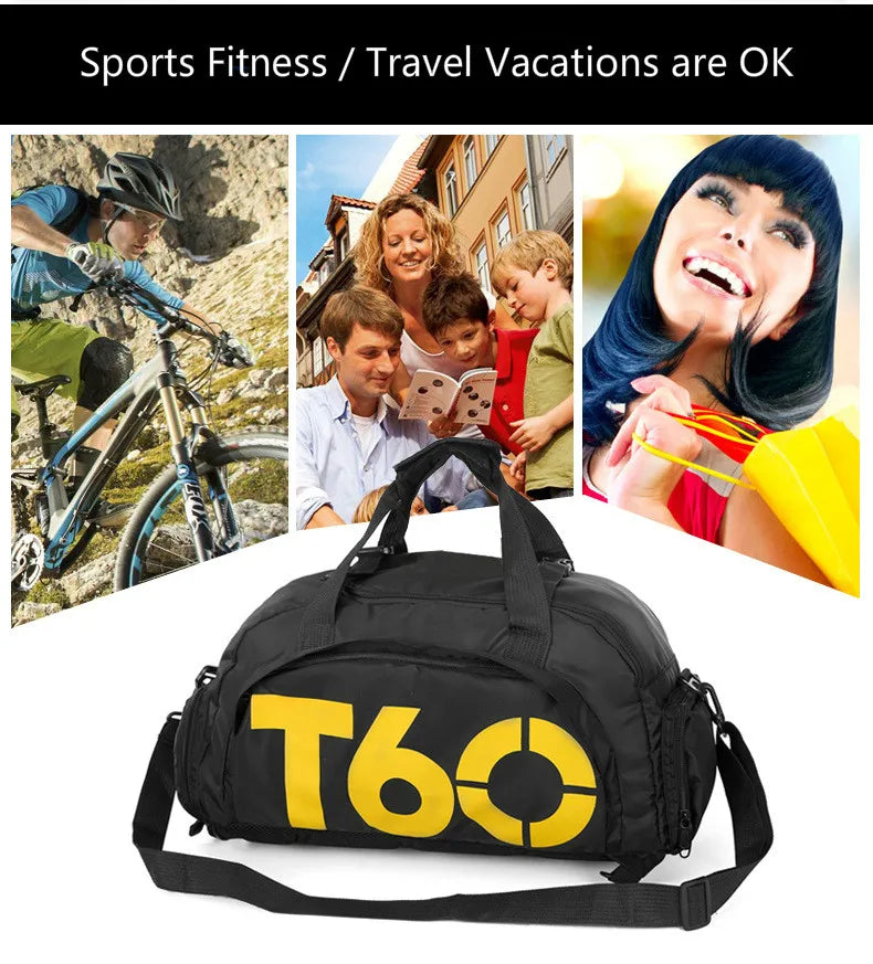 Waterproof Gym Bag - Ultralight Fitness Duffle for Men & Women with Large Capacity