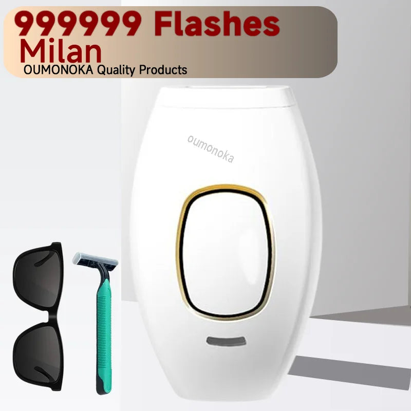 IPL Hair Removal Device - 999,999 Flashes Permanent Hair Removal Full Body Treatment