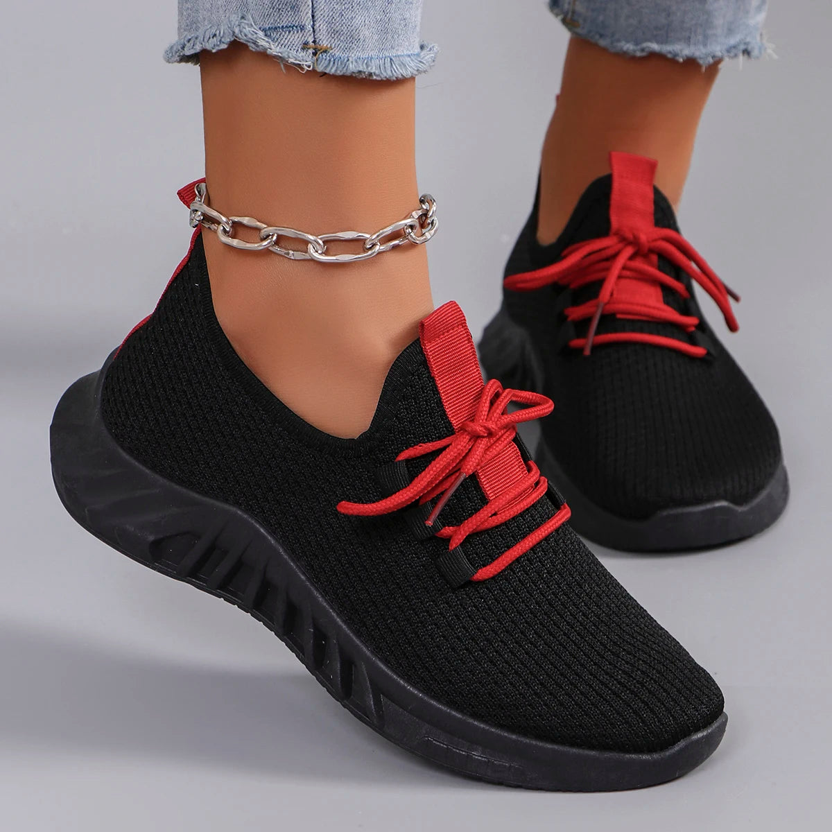 Women's Mesh Workout Shoes - Active Athletic Training Sneakers