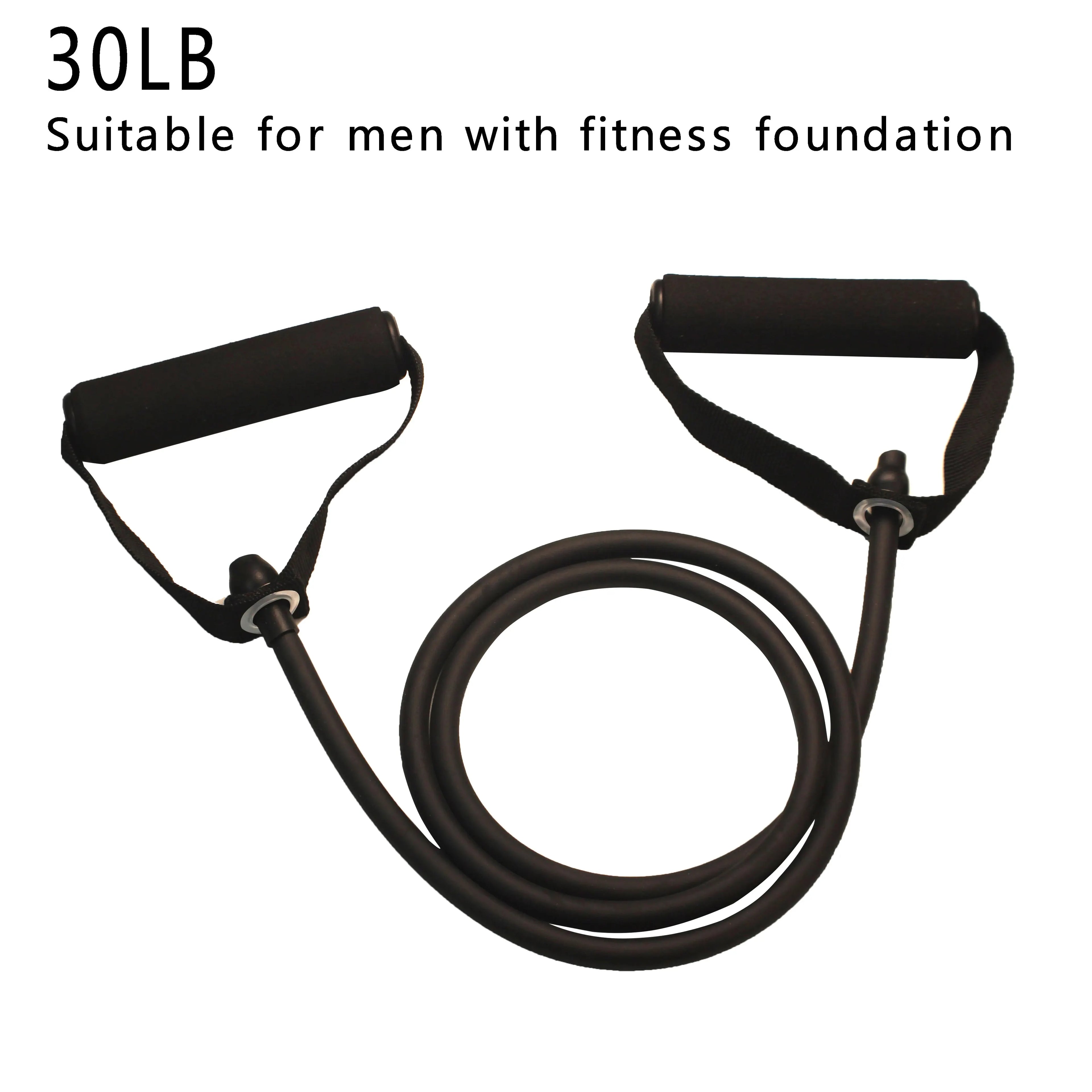 Resistance Bands with Handles 10lb - 30lb Strength Training Equipment for Home Workouts