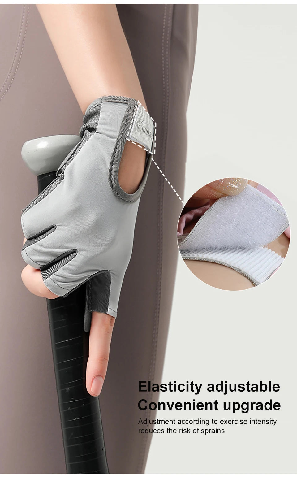 Half-Finger Workout Gloves - Shock-Absorbing Gym Gloves for Women & Men