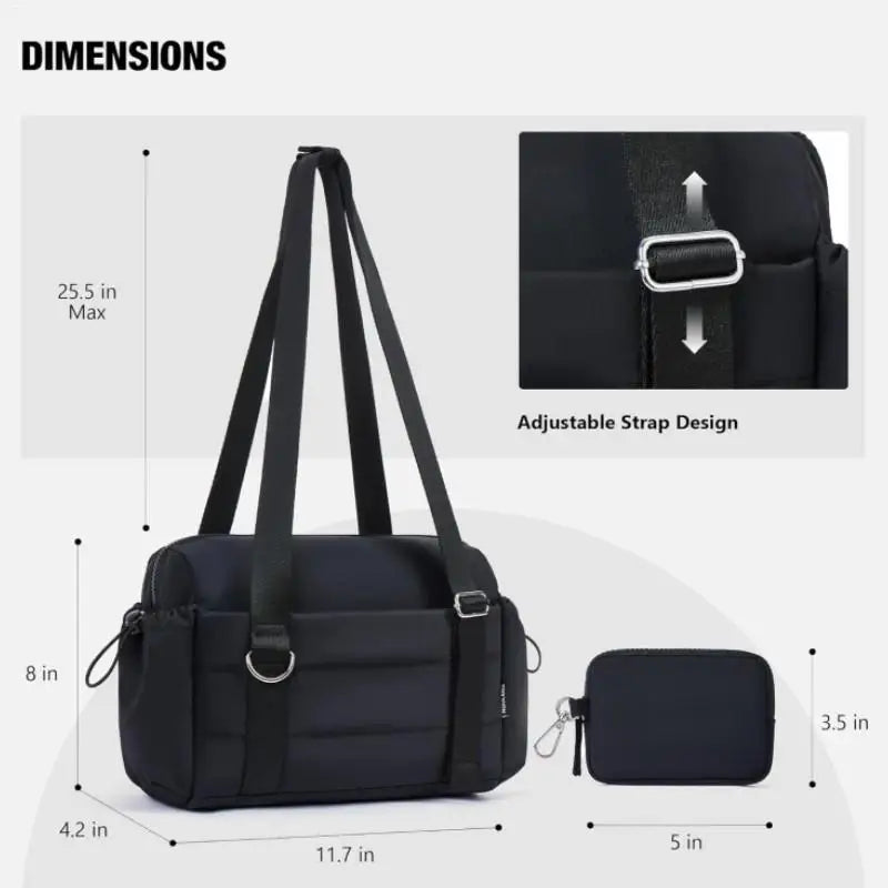 Gym Bag Fitness Tote with Wet & Dry Separation - Ultimate Sports Bag with Wallet