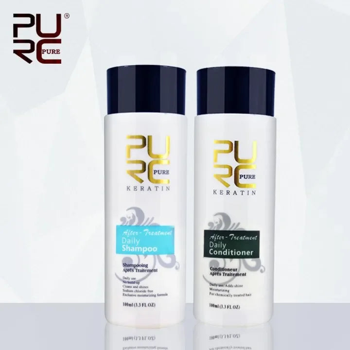 PURC Brazilian Keratin Hair Treatment - Professional Straightening & Smoothing System