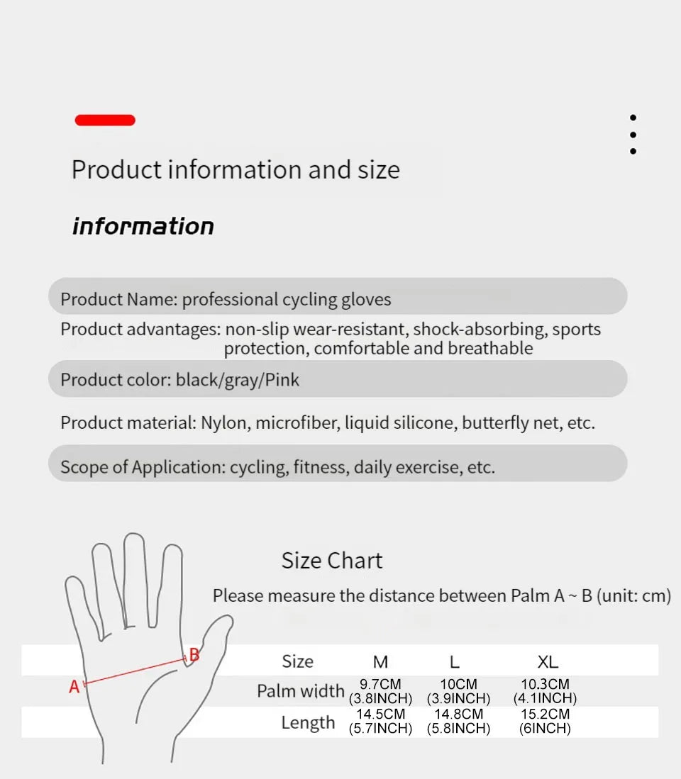 Gym Body Building Training Bike Fitness Gloves - Weight Lifting Gloves