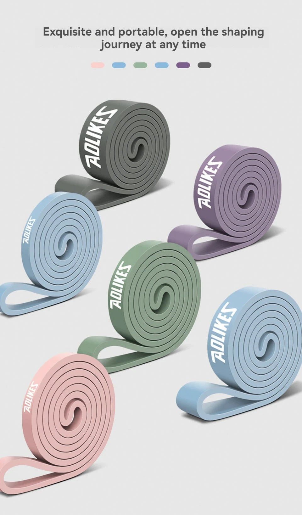 Heavy Duty Resistance Bands - Pull Up Assistance & Strength Training Bands (Blue)