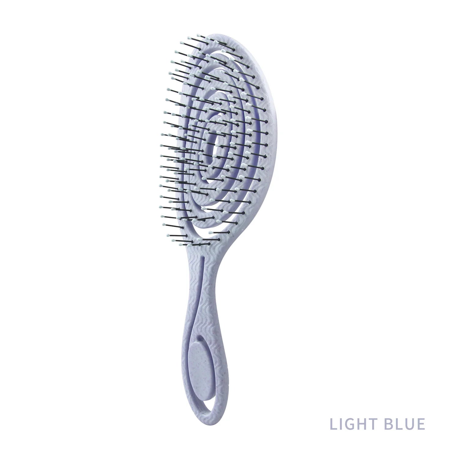 Wet & Dry Hair Detangling Brush - Massage Comb with Nylon Bristles for Curly Hair