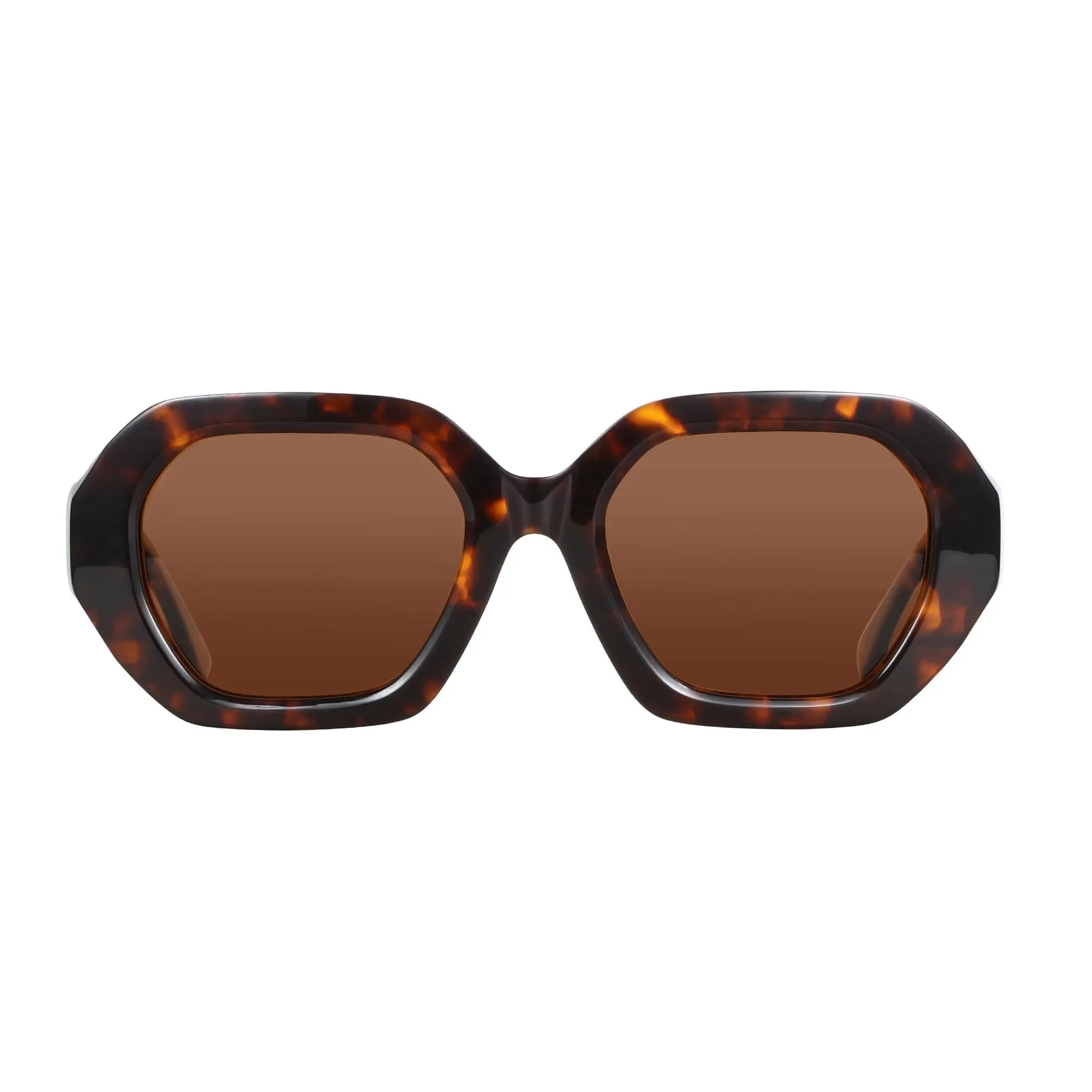 ZENOTTIC Retro Designer Hexagon Sunglasses
