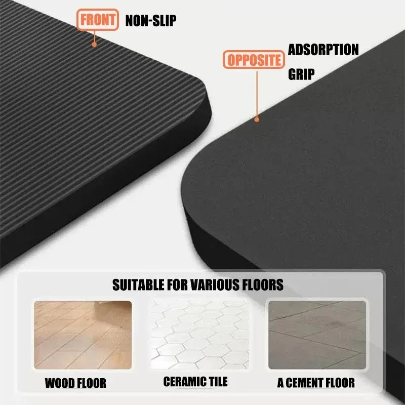 20mm Extra Thick NBR Yoga Mat - Large 185x61cm Non-Slip High-Intensity Workout Mat