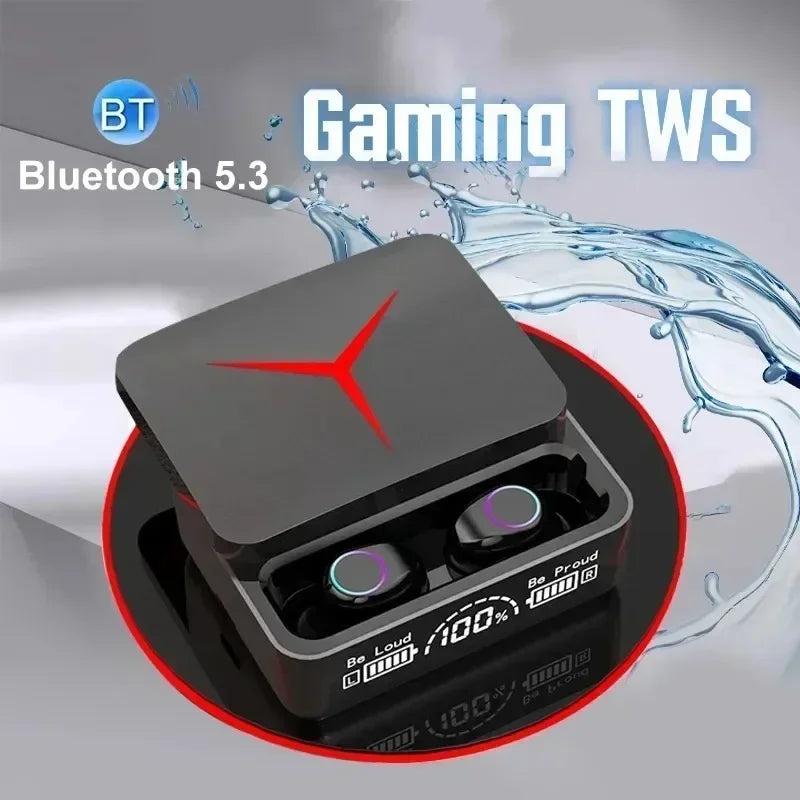 LS M90 TWS Sports Gaming Earbuds - Bluetooth with Touch Control, 12H Battery & Waterproof