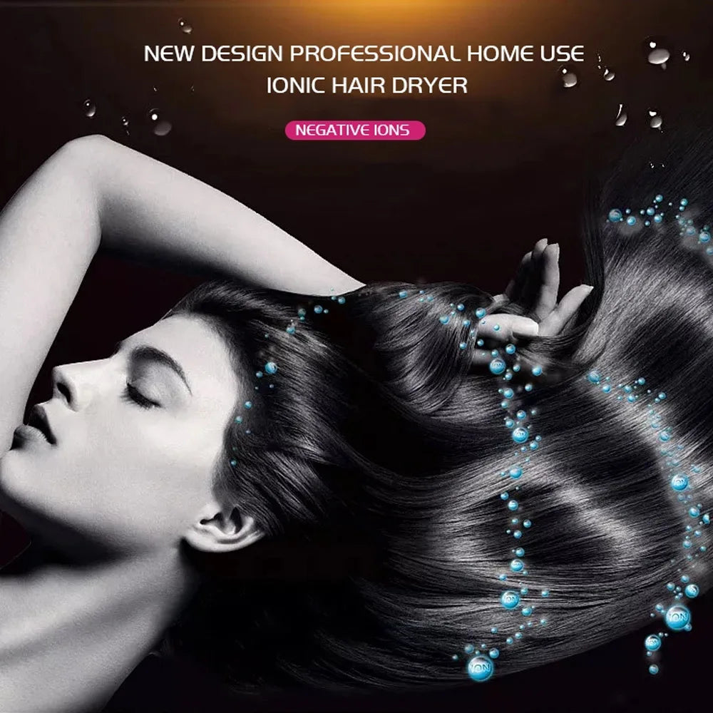 2500W Professional Salon Hair Dryer - High-Power Anion Technology for Fast Drying & Styling