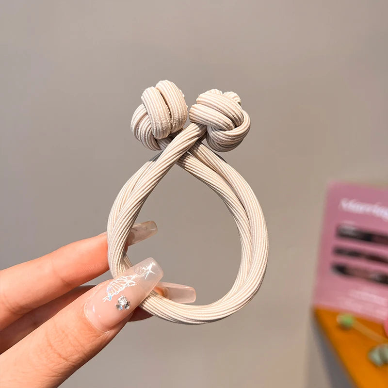 Simplicity Stretch Rubber Hair Ties - High Elasticity Fashion Scrunchies for Women