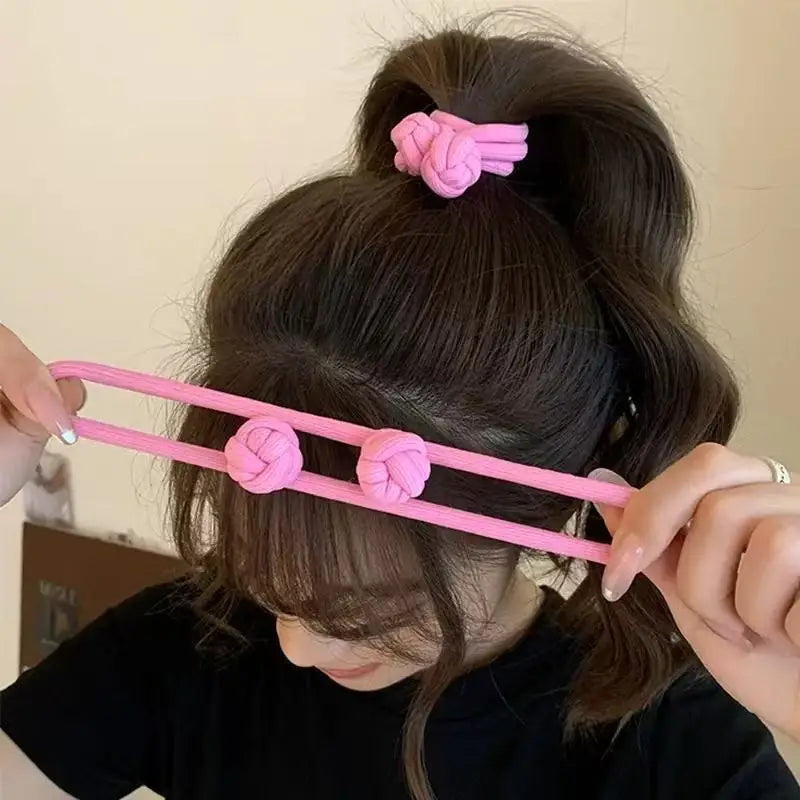 Simplicity Stretch Rubber Hair Ties - High Elasticity Fashion Scrunchies for Women