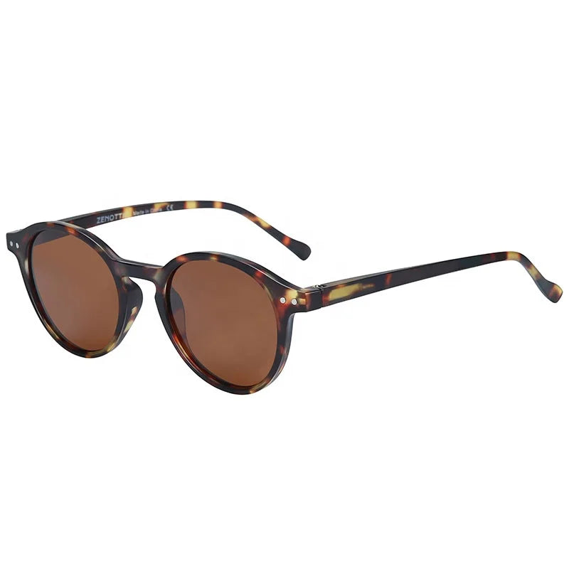 ZENOTTIC Small Round Polarized Sunglasses - Vintage Retro Circle UV400 Protection Unisex