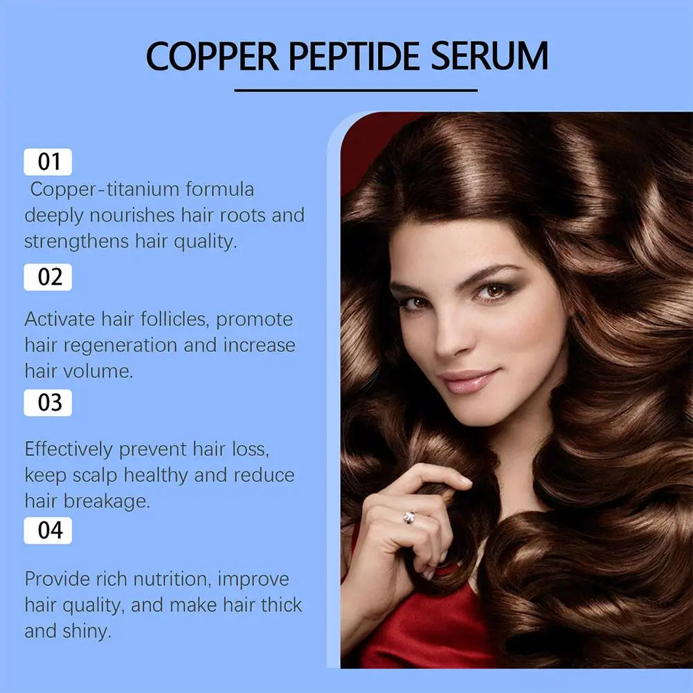 Copper Peptide Hair Density Serum - Deep Nourishment Anti-Hair Loss Growth Treatment