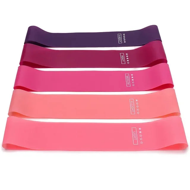 Premium Rubber Resistance Bands - Yoga & Pilates Workout Equipment