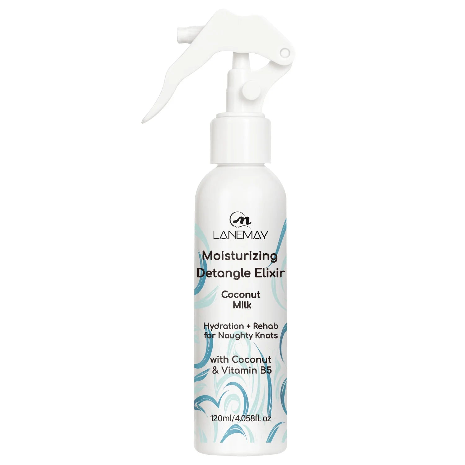 Lanemay Coconut Milk Moisturizing Detangle Elixir spray, 120ml hair treatment