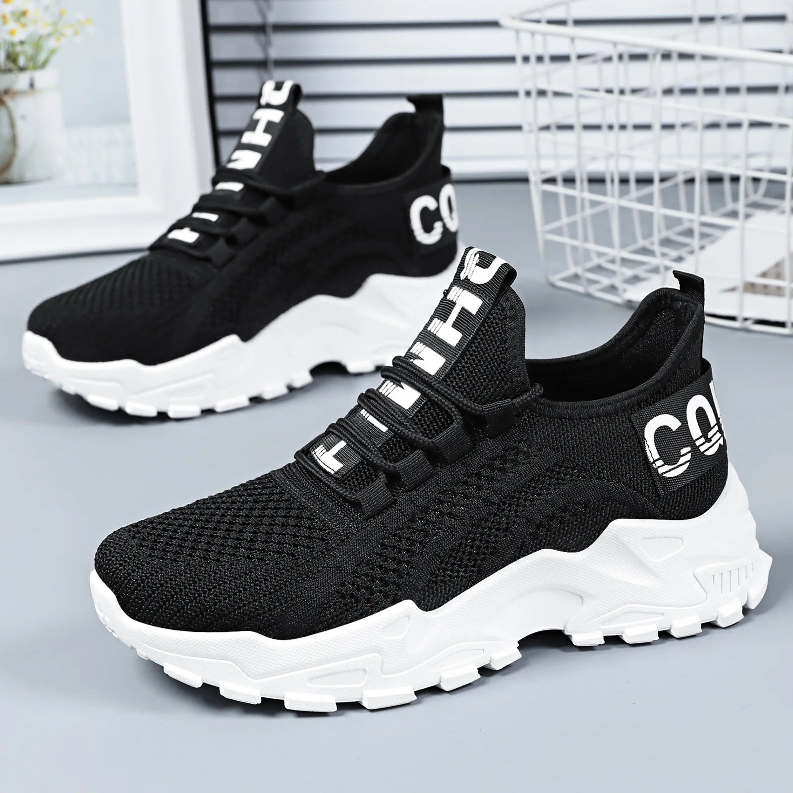 Women's Mesh Sports Shoes - Active Athletic Sneakers for Running & Workouts