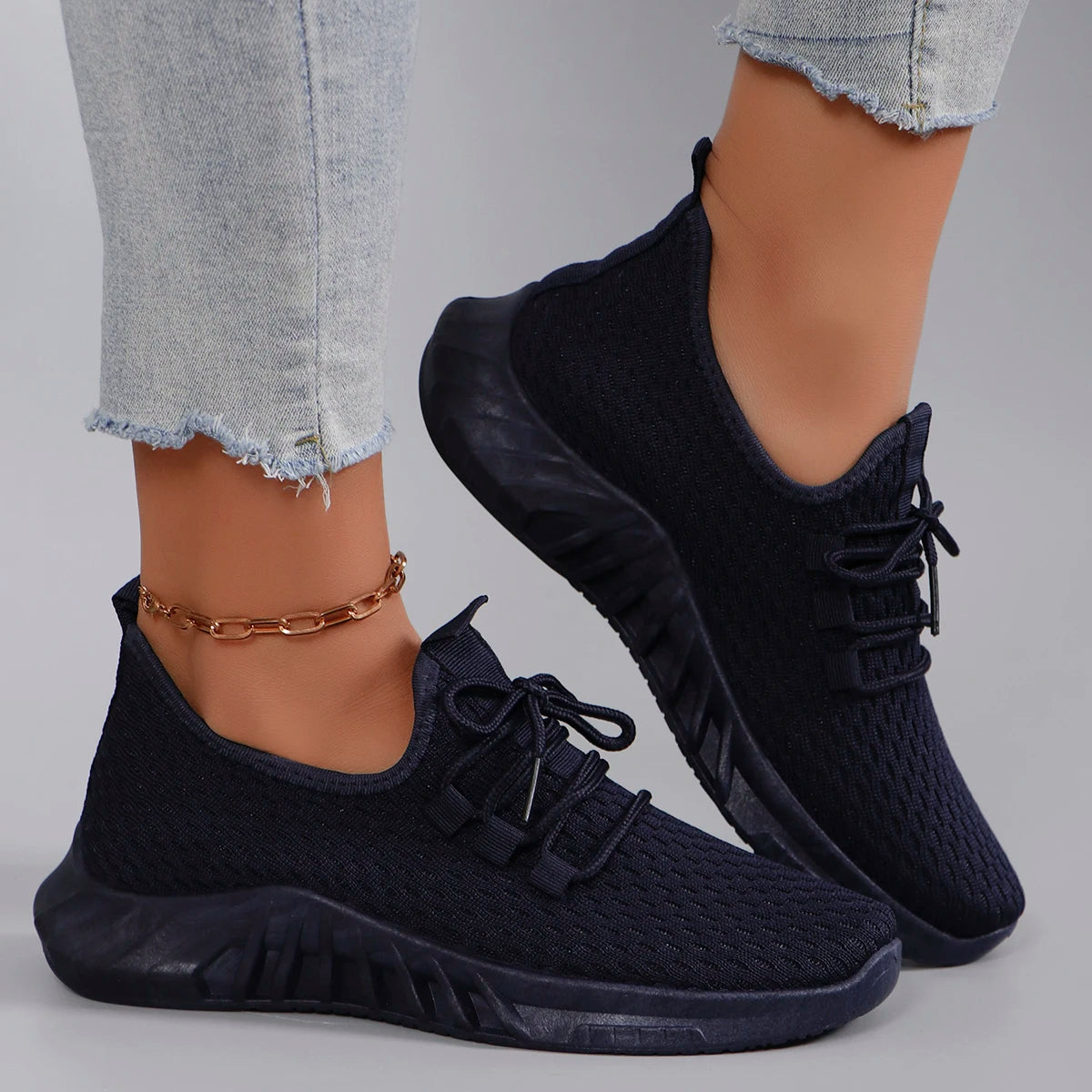 Women's Mesh Workout Shoes - Active Athletic Training Sneakers
