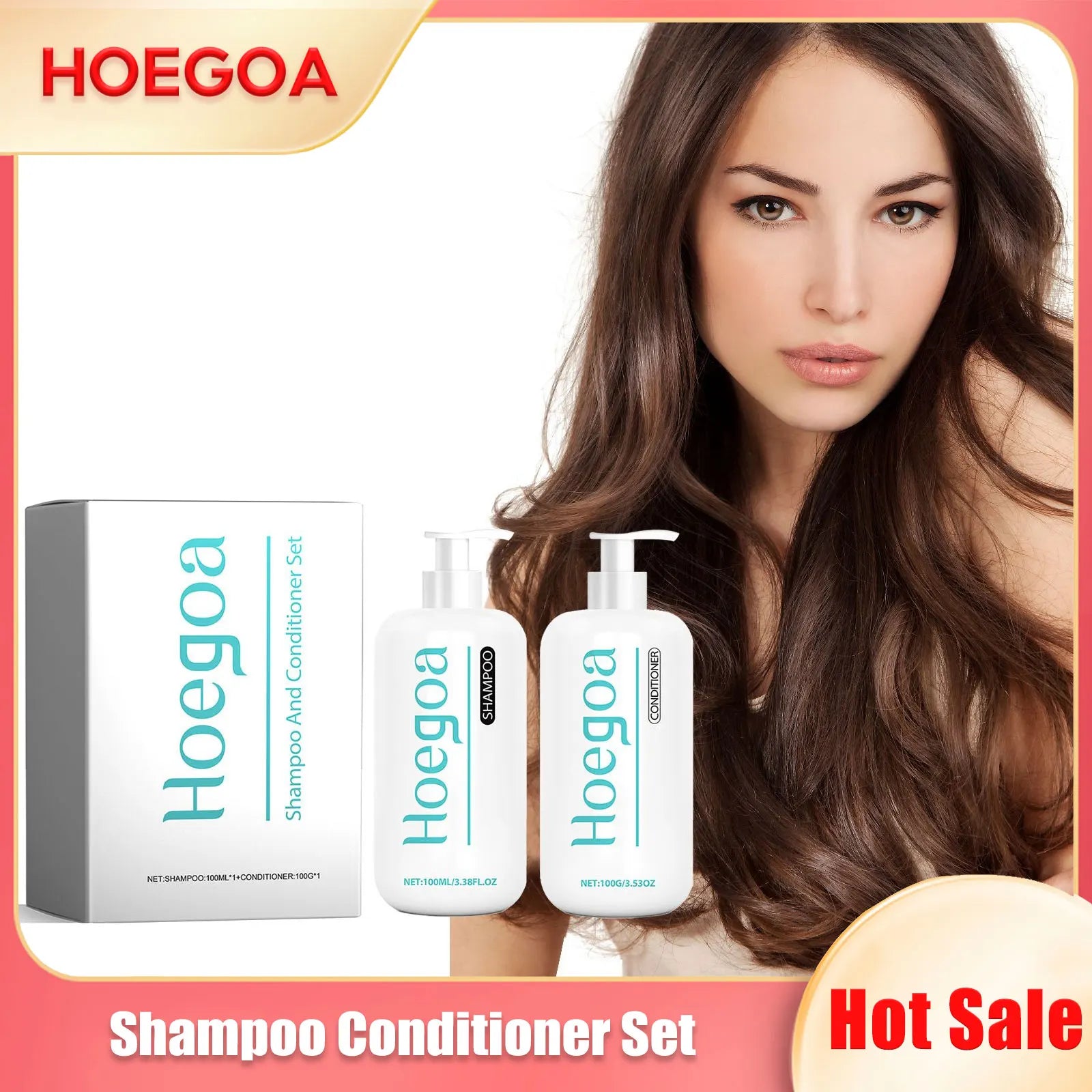 Hoegoa Shampoo & Conditioner Set - Strengthen Growth, Repair Damage & Reduce Hair Loss