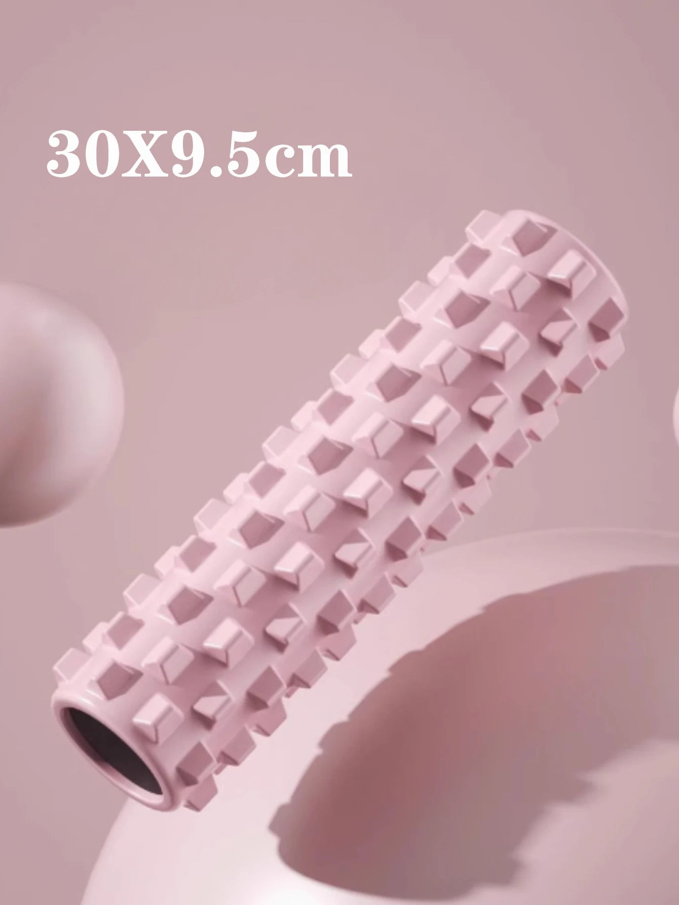 Crescent Solid Foam Axis Yoga Post - Fitness Roller