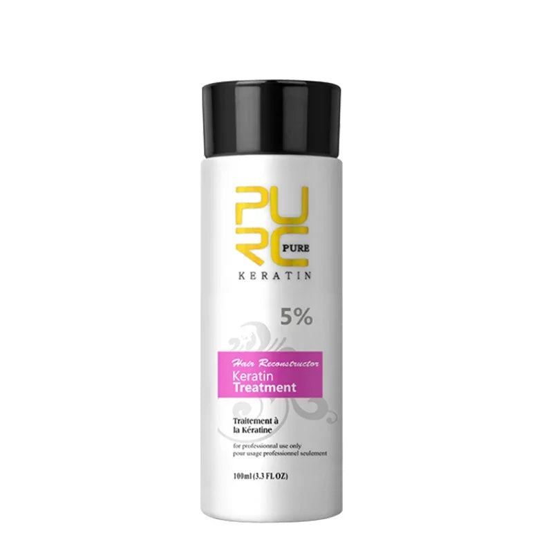 PURC Brazilian Keratin Hair Treatment - Professional Straightening & Smoothing System