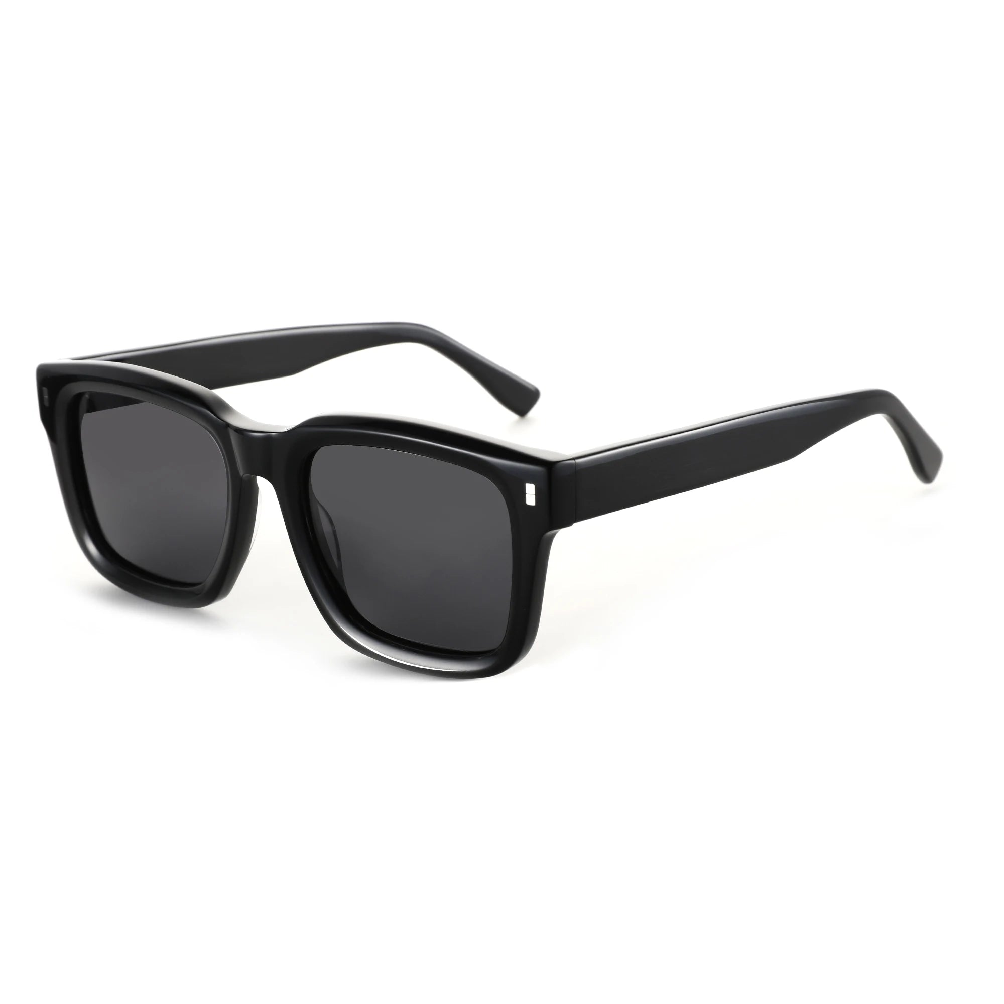 ZENOTTIC Handmade Classic Heavy Frame Square Polarized Sunglasses