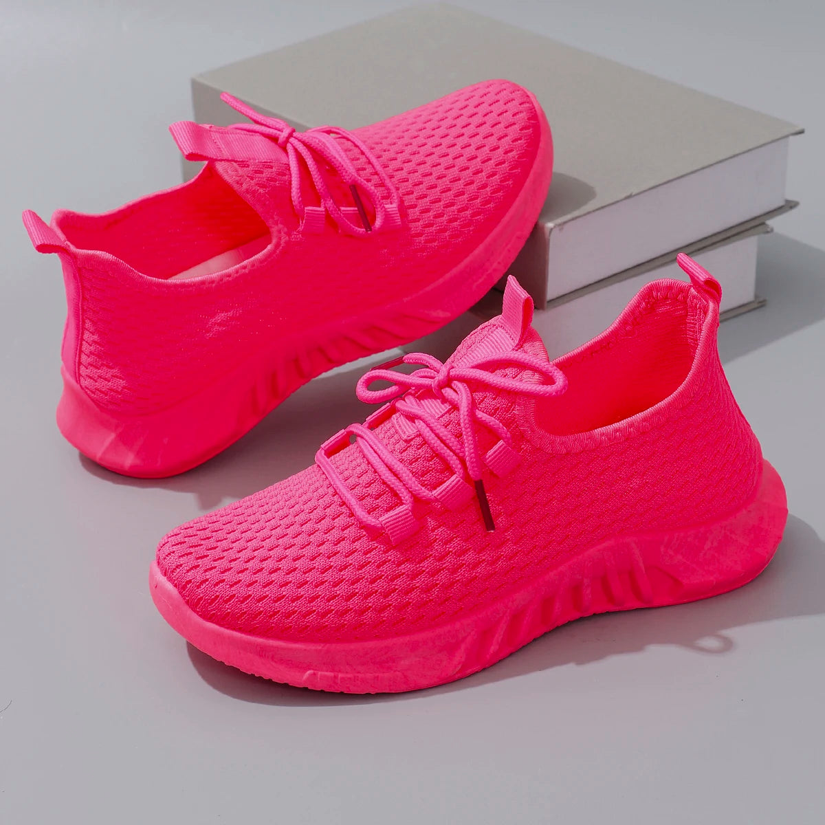 Women's Mesh Workout Shoes - Active Athletic Training Sneakers