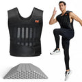 44 lbs Adjustable Weighted Vest Set - 5-Piece Training Kit with Steel Plates
