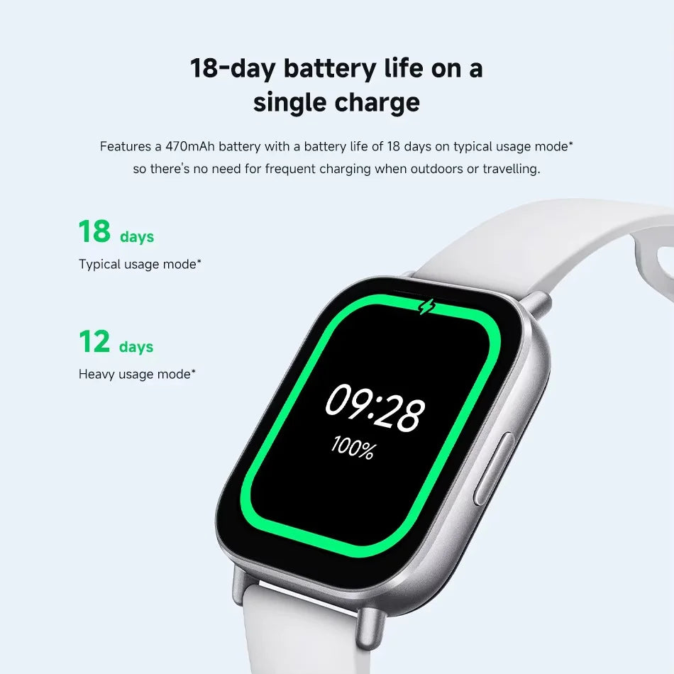 Xiaomi Redmi Watch 5 Active - 2" LCD Display with Bluetooth Calling & 140+ Sport Modes