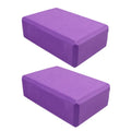 Set of 2 Yoga Blocks - Made from High-Density Foam