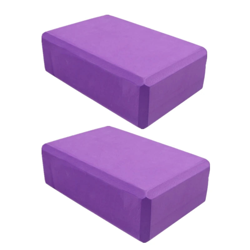 Set of 2 Yoga Blocks - Made from High-Density Foam
