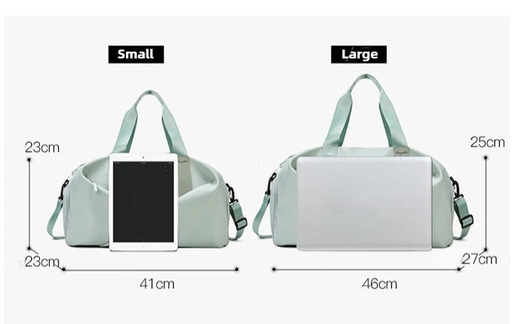 Women's Wet Dry Fitness Duffle Bag