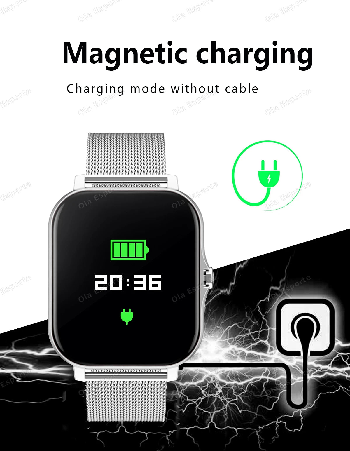 Smart Watch 2.01" HD Display with Bluetooth Calling & Custom Dials