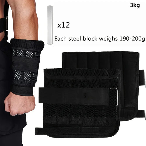 Adjustable Weight Vest Set with Ankle & Wrist Weights - Complete Training Kit