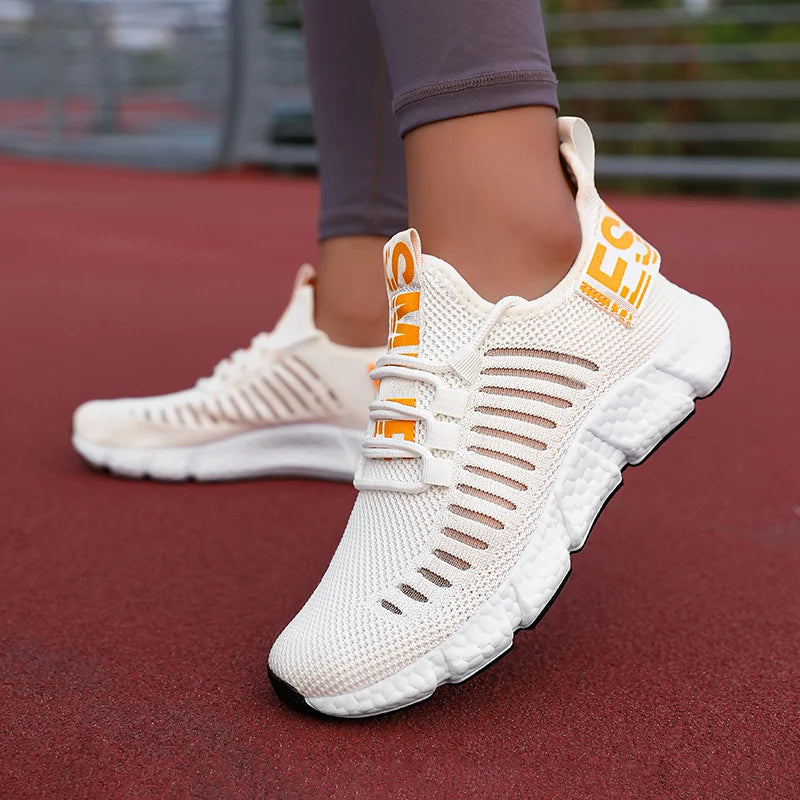 Women's Breathable Sneakers - Lightweight Running & Sport Shoes