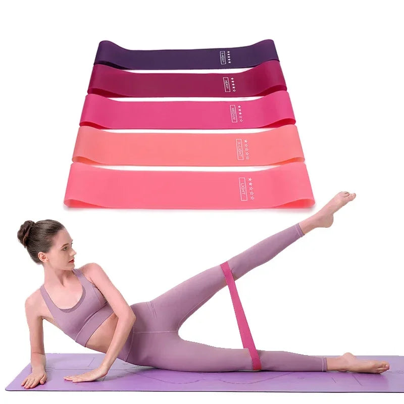 Premium Rubber Resistance Bands - Yoga & Pilates Workout Equipment