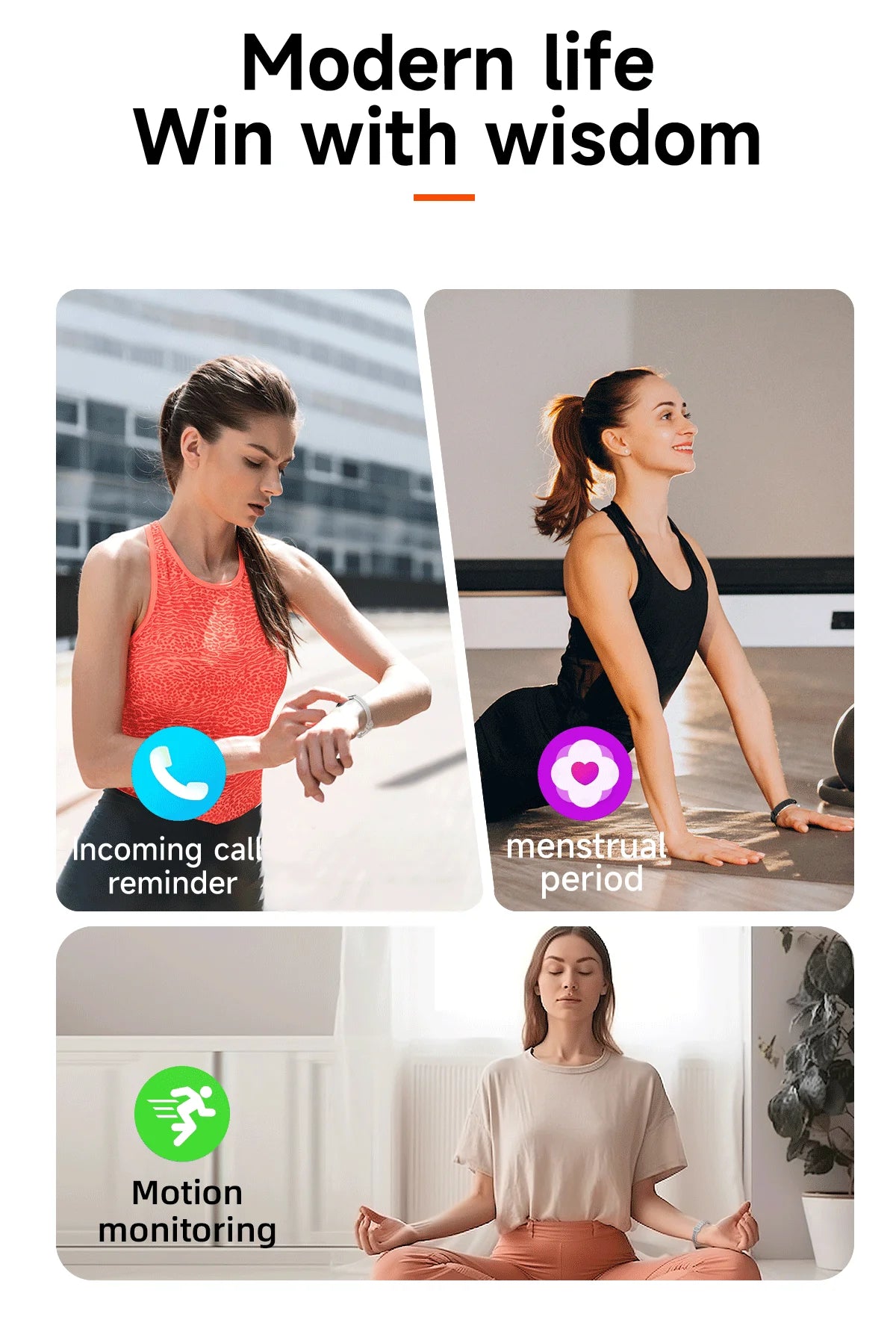 LIGE Sports Fitness Tracker Smart Bracelet Heart Rate Sleep Monitor Pedometer