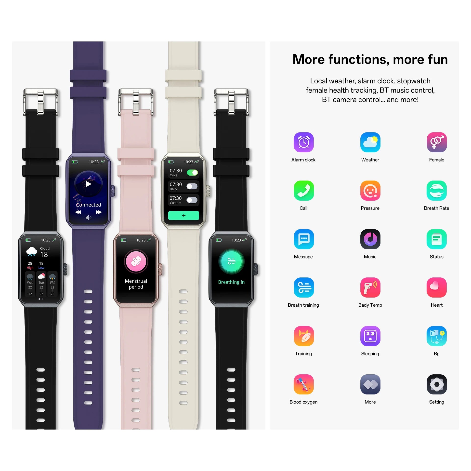 GEJIAN R11 Fashion Smart Watch - 1.47" TFT Display with Health Monitoring & IP68 Waterproof