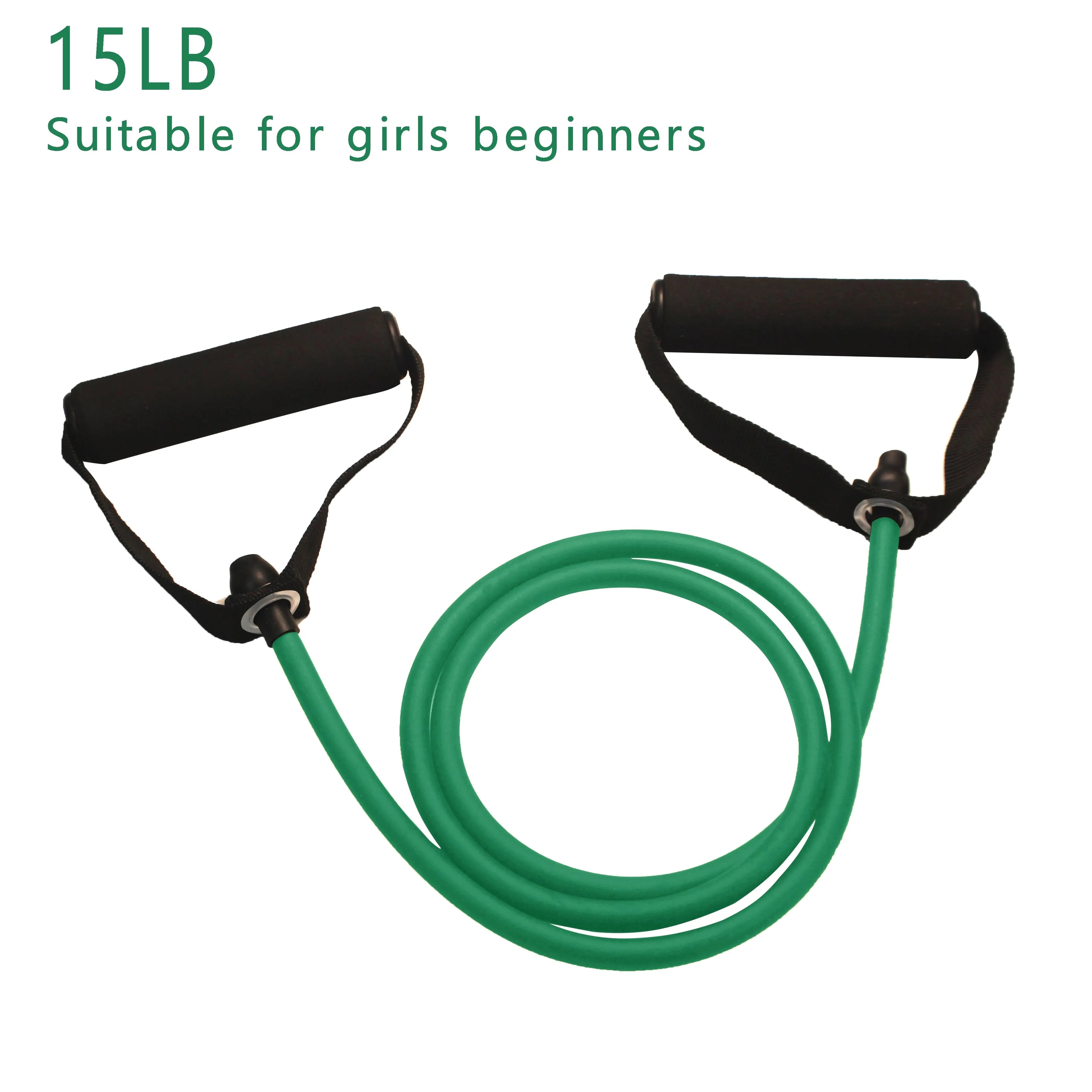 Resistance Bands with Handles 10lb - 30lb Strength Training Equipment for Home Workouts